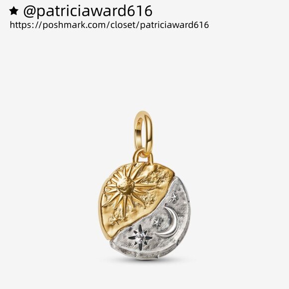 Pandora Sun and Moon Necklace Set - Picture 1 of 3